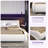Sewilla Upholstered Faux Leather Low Profile Sleigh Bed with Adjustable Headboard-1774597867-1774597864