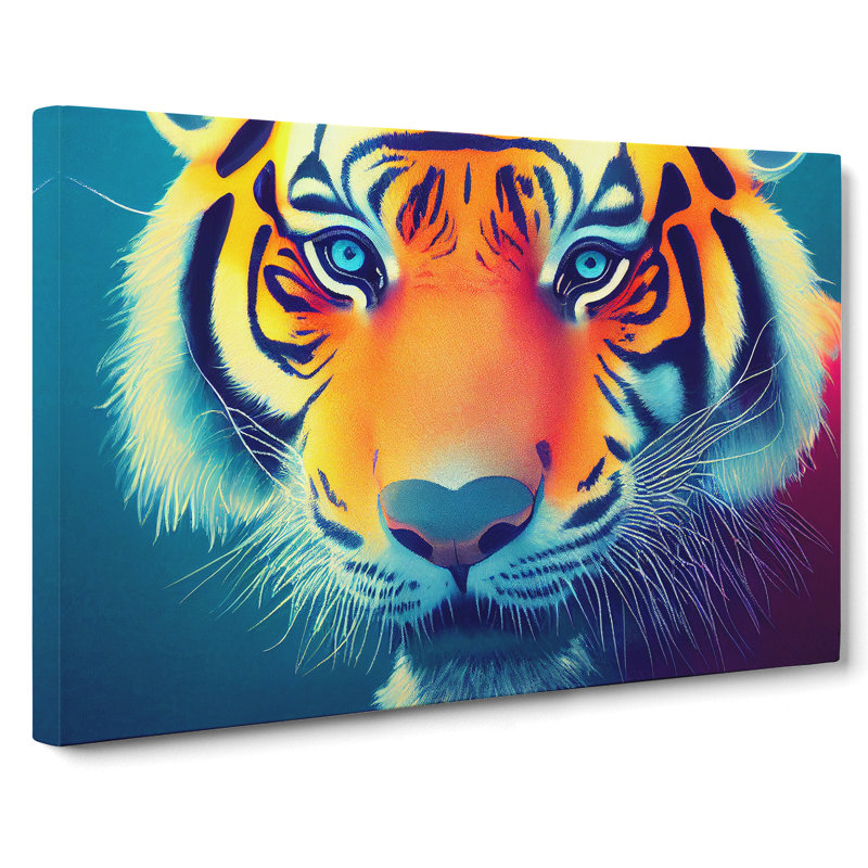 Tiger Colours Vol.3 - Wrapped Canvas, 35cm H x 50cm W x 3cm D