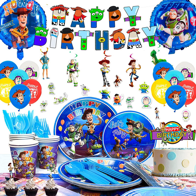 167 pcsToy Story Birthday Party Supplies, Toy Story Party Decorations&Tableware Set