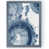 Toile avec cadre gris
