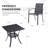 Rekiya 3 - Person Patio Dining Set with Square Table-745568237