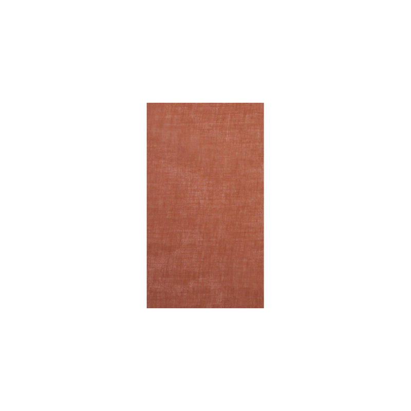 Manke Cotton Sheer Curtain Single Panel, Rust