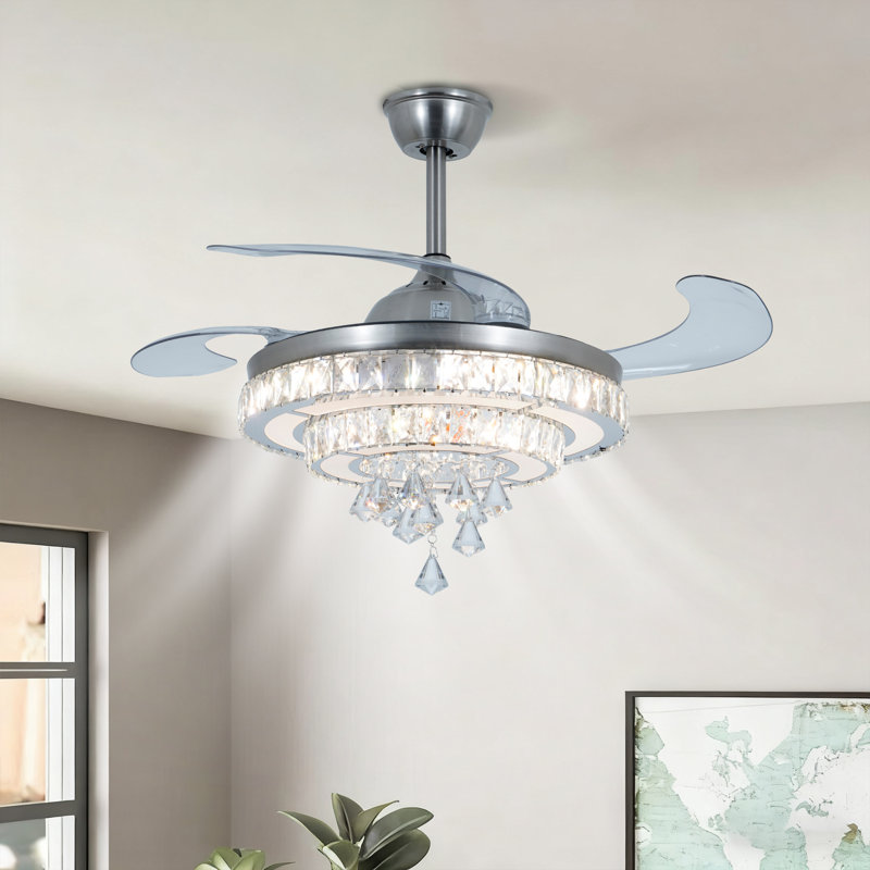 Florianne 42'' Ceiling Fan with LED Lights