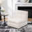 Avdul 28.5 Wide Armless Tufted Swivel Chair-1783673577