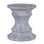 Tables de bout d'extérieur en ciment pour patio, table d'appoint de jardin en faux terrazzo, petite table d'appoint ronde moderne pour l'extérieur, tabouret de jardin en souche d'arbre pour l'intérieur et l'extérieur