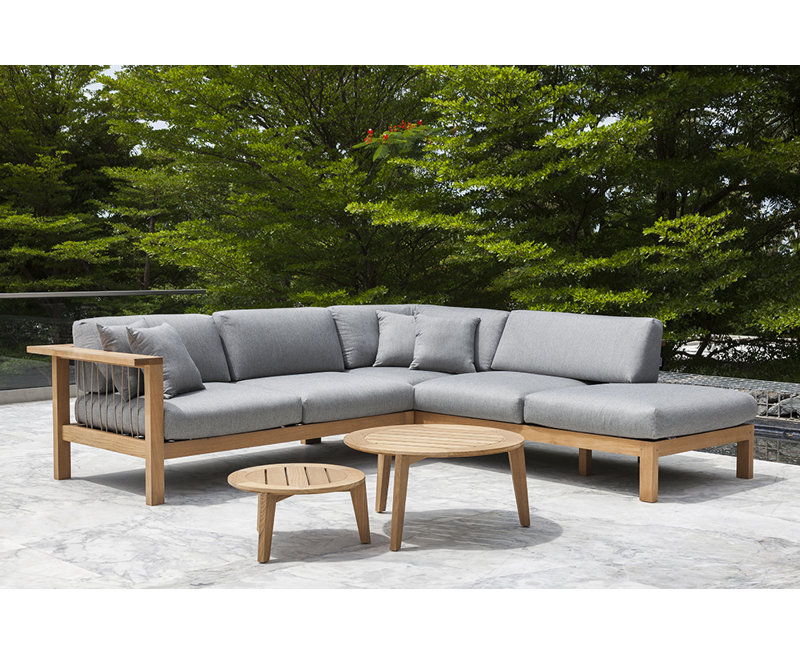 Maro Outdoor 2 - Seat Loveseat, Charcoal Chine