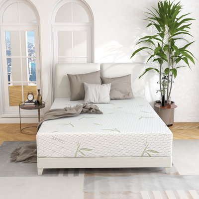 Lidia 6'' Medium Gel Memory Foam Mattress with Rayon from Bamboo Cover