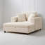 Chaise longue avec repose-pieds de rangement amovible-822829694