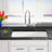 30" x 18" Dualmount Fireclay Kitchen Sink-134155807