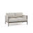 Tovias 55.5'' Wide Aluminum Loveseat with Cushions-154416537