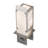 Estructura Steel Flush Mounted Sconce