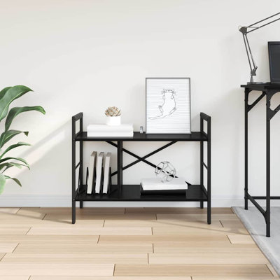 58.5cm H x 75cm W Steel Etagere Bookcase