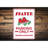 Hindrik Roller Skate Parking Sign-1986461735