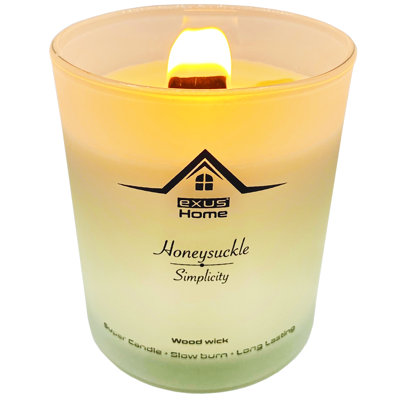 Bougie parfumée pot de chèvrefeuille