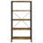 Antique Nutmeg 4-shelf Bookcase