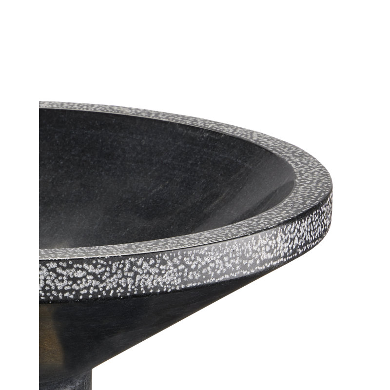Vincent Decorative Bowl, Black/Brass