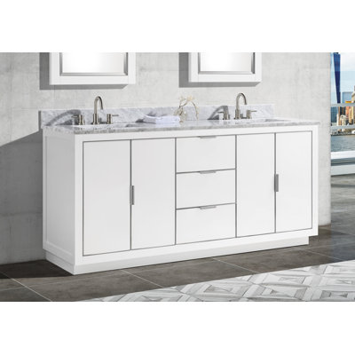 Ensemble de meuble-lavabo double 73 po Salise
