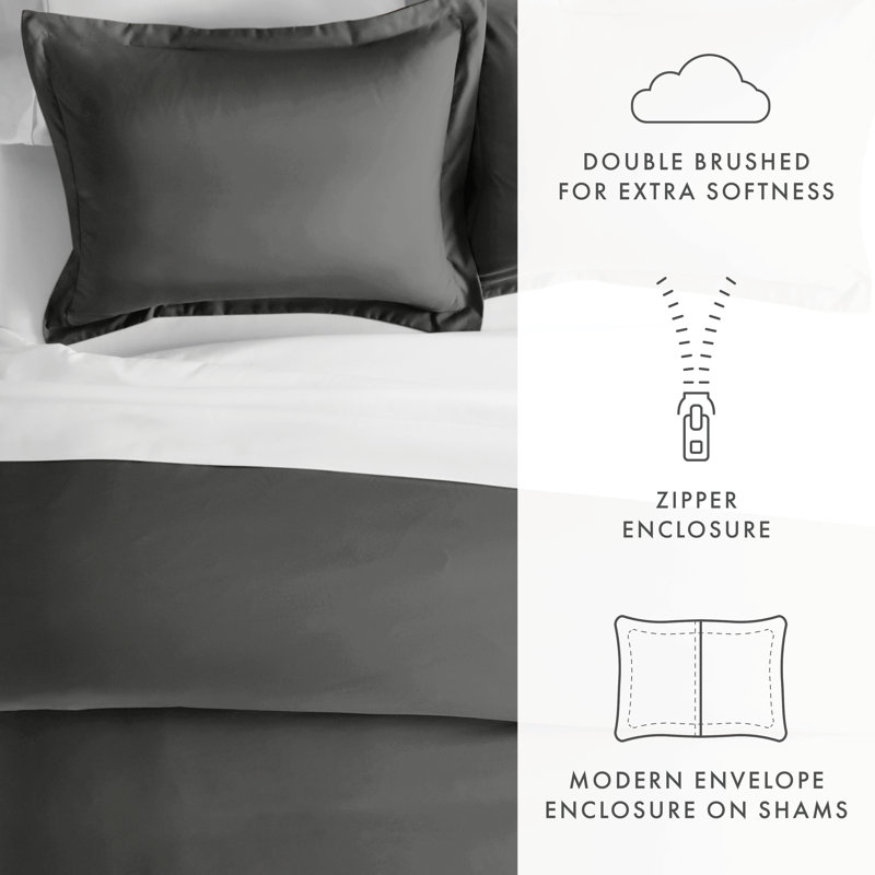 Luxury Ultra Soft Twin/Twin XL Microfiber Duvet Cover Set