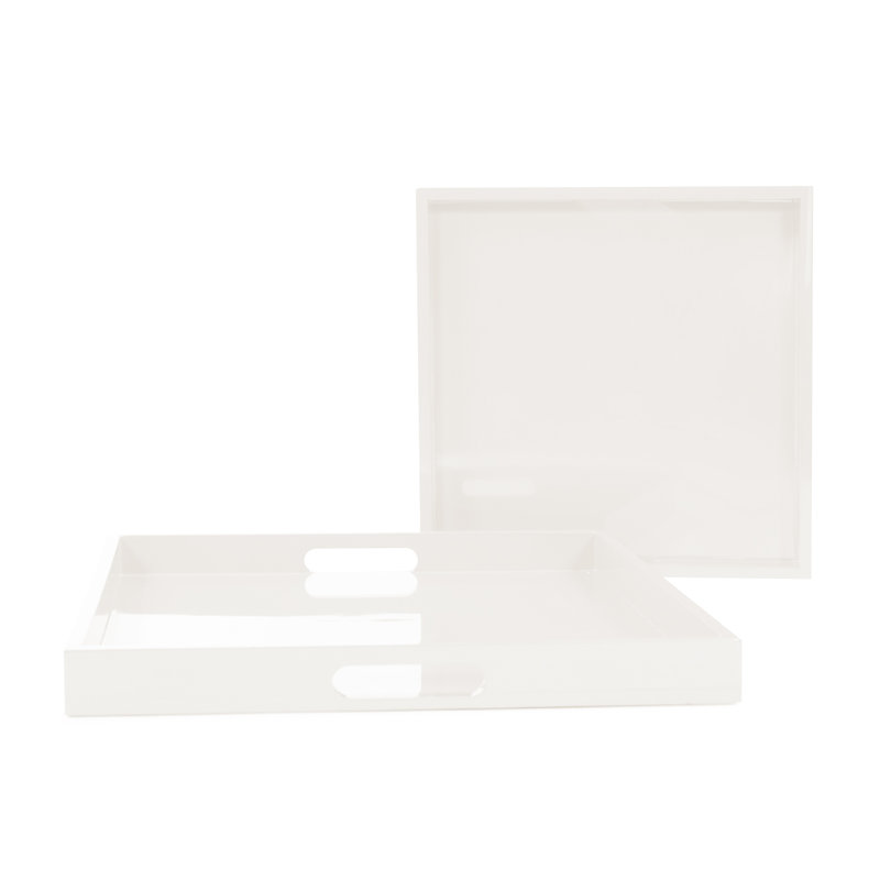 Lavande 2 Piece Tray Set, Beige