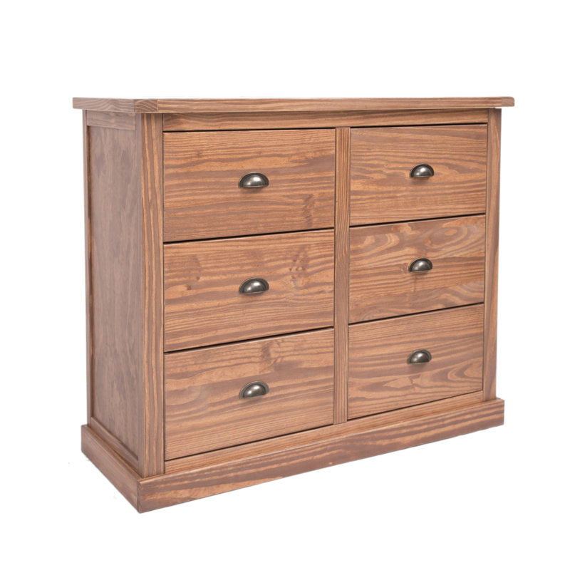 Drye 110cm W 6 - Drawer Chest of Drawers