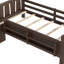Lit simple en bois massif pour enfants avec bibliothèques, escaliers mignons et garde-corps-809318903-809318906