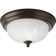 Alabaster Glass Flush Mount Light