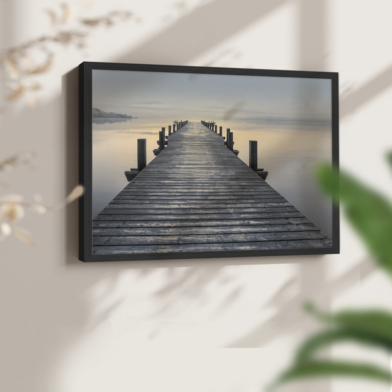 Sun Down -Framed Print - Restickable, Noir, noir, noir, noir, H 16 po x l 20 po