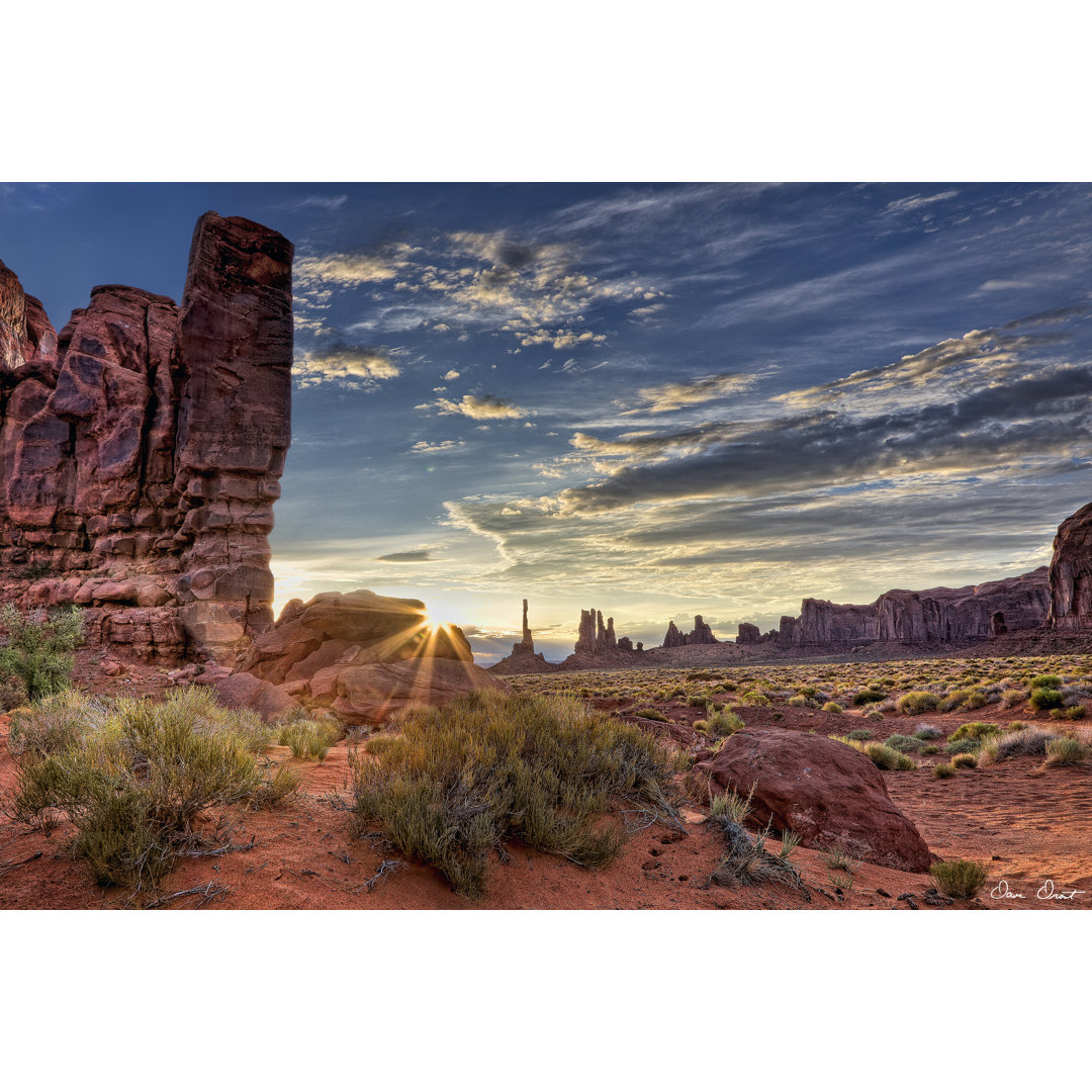 Leinwandbild Valley Beauty IV von David Drost