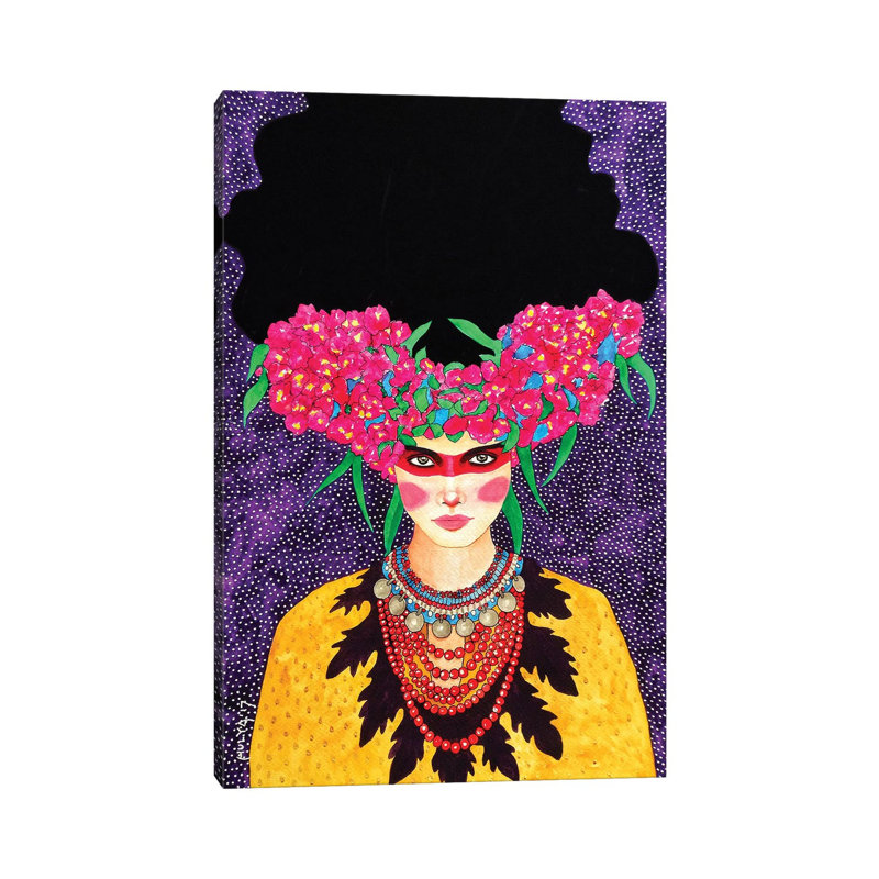 Take over par Hülya Özdemir-impression d’art graphique, H 40 po x l 26 po x P 1,5 po, Toile tendue, Pas de tapis