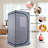 Portable Grey Mini Plus Style Steam Sauna Tent–Personal Home Spa, With Steam Generator, Remote Control, Foldable Chair, PVC Pipes. Easy To Install,Fast Heating, With FCC & UL Certification