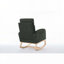 Chaise berçante avec pieds en bois massif-2099611026