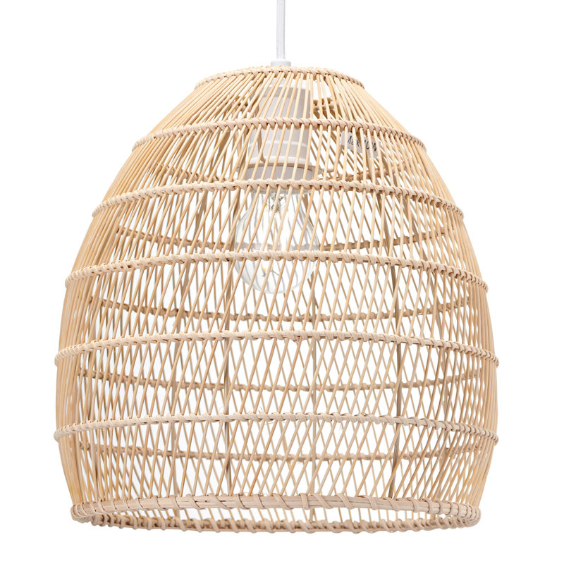 30cm H Bell Pendant Shade ( Screw On ) in Brown