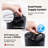 Automatic Cat Food Dispenser with 3 Bowls for 3 Cats & 6L Volum Capacity, 2.4G WiFi with APP Remote Feeding-112273343