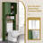 Dharmraj Over The Toilet Bathroom Storage With Upper Cabinets And Open Shelves-124569238