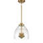 Luminaire suspendu à trois bougies avec verre transparent Ember