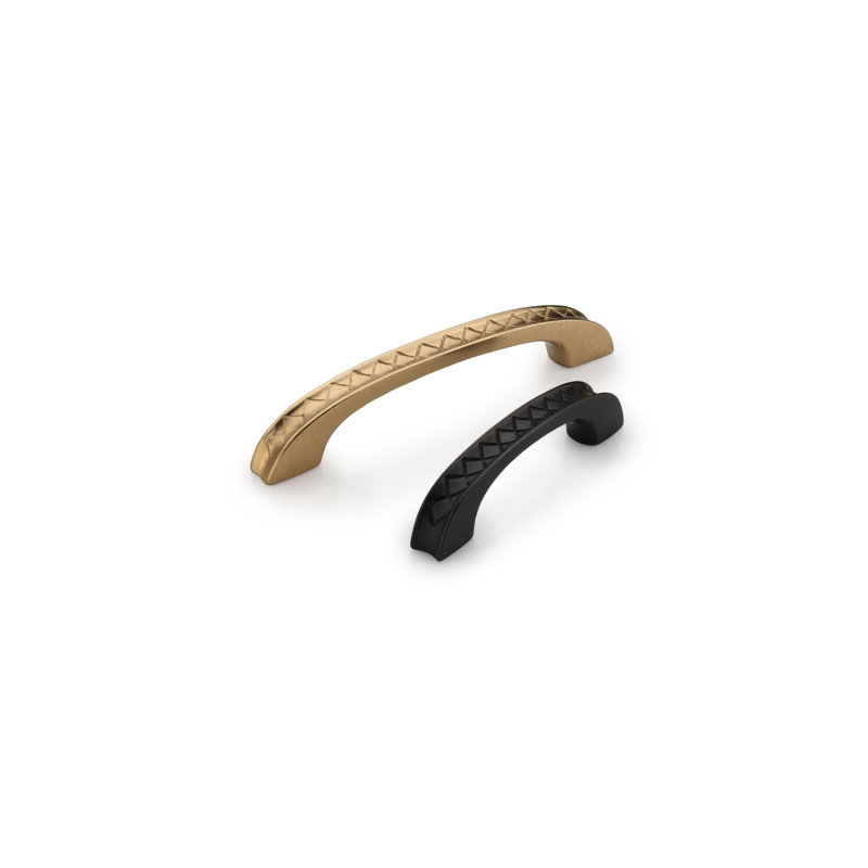 Poignée aztèque - 96 mm CTC, 3 3/4″, Bronze foncé