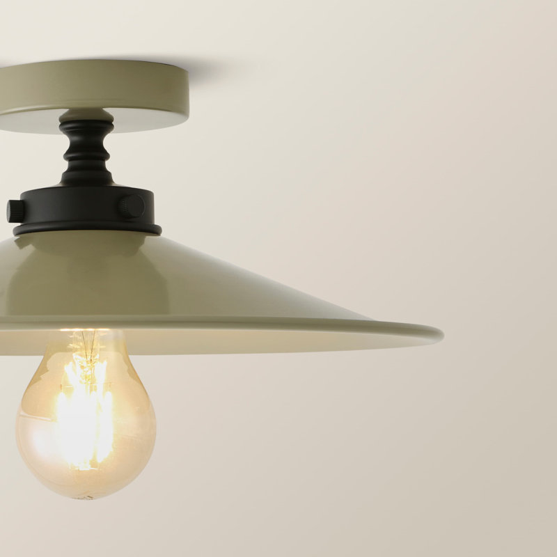 Dedera Flush Mount, Green