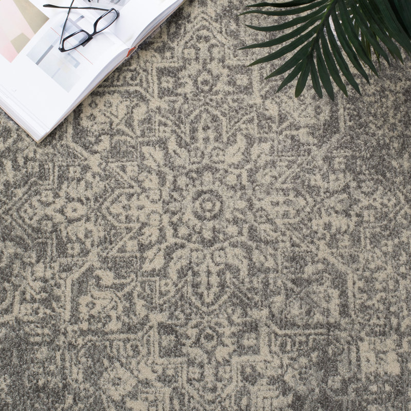 Annette Abstract Rug, Oval 6' x 8'
