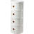 Modern Stackable Round Nightstand with Storage – 4-Tier Side Table Cabinet with Drawers-870121915