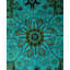 Overdyed One-of-a-Kind 9' 1" X 9' 1" Hand Knotted Area Rug