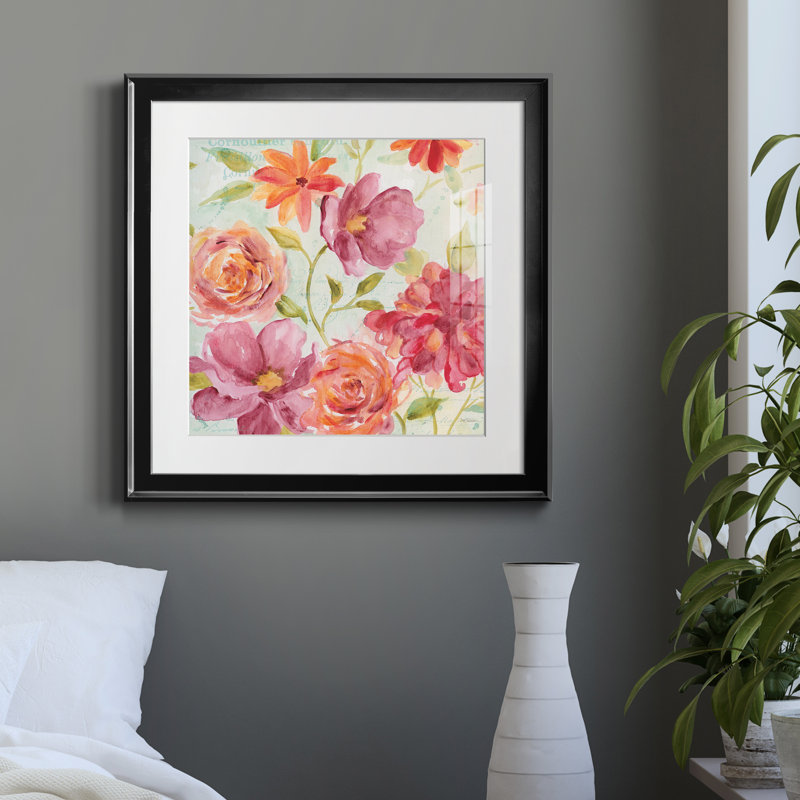 «Warm Af après-midi II» par J Paul, reproduction d'art sur papier encadrée, H 26,5 po x l 26,5 po x P 1,5 po