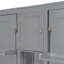 Lits simples escamotables doubles avec armoires et tablettes-755589398