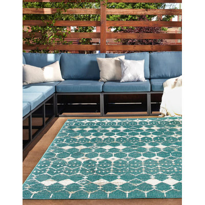 Tapis d'extérieur couleur vert pâle