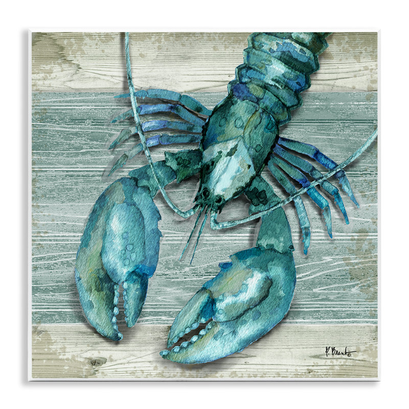«Northpoint Lobster Rustic Sealife», art mural par Paul Brent