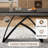 63-94.5" Extendable Dining Table Set With 8 Dining Chairs