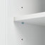Grande armoire de rangement avec deux tiroirs pour la salle de bain-208557759