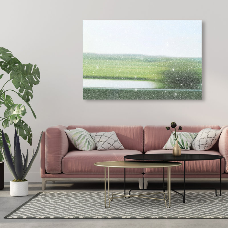 Velocity Meadow I Print by Oliver Gal, 10"H x 15"W, Gallery Wrapped