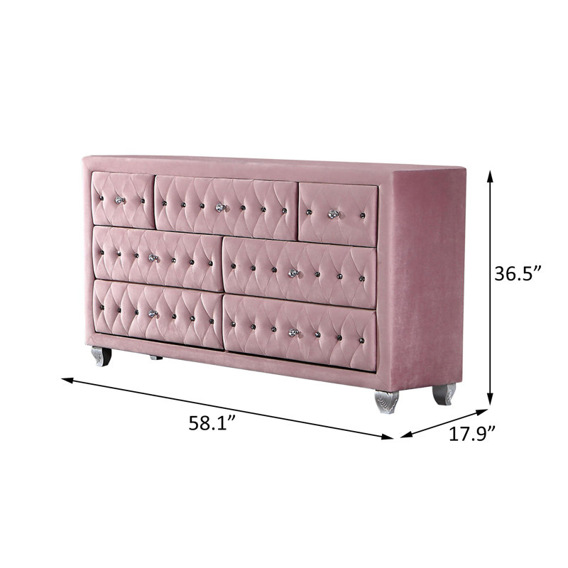 Commode, rose