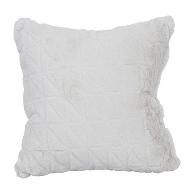 Faux Fur Reversible Throw Pillow
