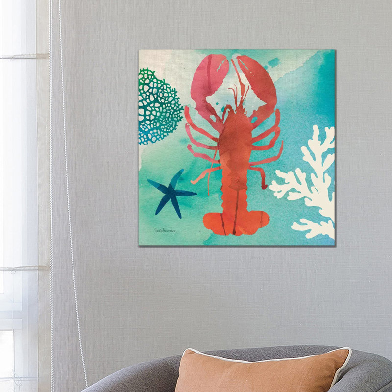 Under The Sea IV by Studio Mousseau - Wrapped Canvas Print, 66.04 cm H x 66.04 cm W x 1.91 cm D